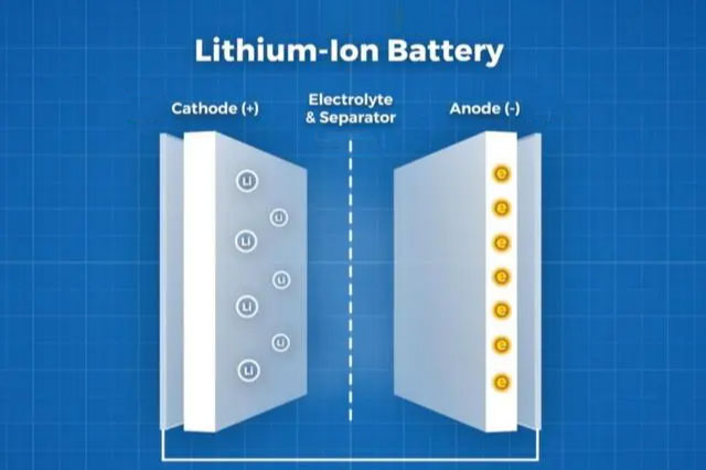 Nguyên lý làm việc của pin lithium là gì?